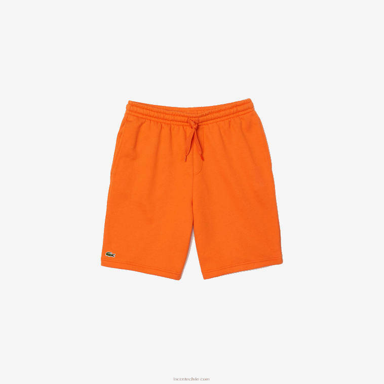 hombres Lacoste naranja tv1 pantalones cortos deportivos de tenis N6XZ21577