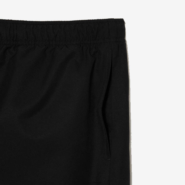 hombres Lacoste negro 031 Shorts deportivos de corte relajado con forro de jersey - tallas grandes - grande N6XZ21445