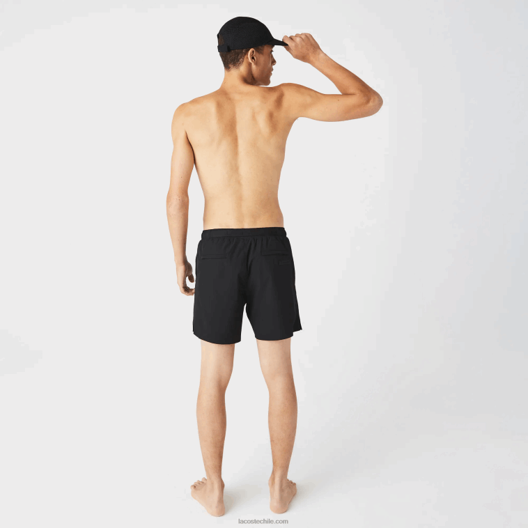 hombres Lacoste negro 031 bañador ligero N6XZ21681