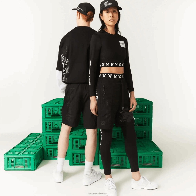hombres Lacoste negro 031 bermudas de nailon live x minecraft N6XZ21634