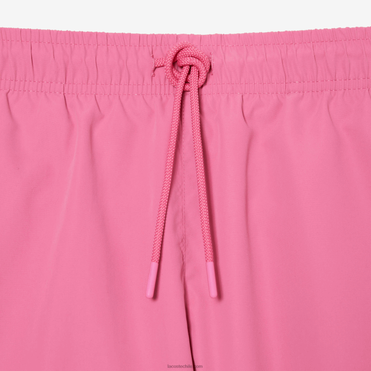 hombres Lacoste rosa verde w4i shorts de baño ligeros de secado rápido N6XZ2533