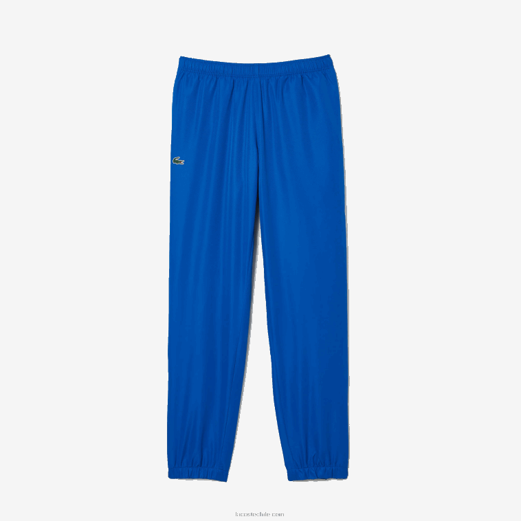 hombres Lacoste azul k1q pantalones deportivos de tenis con estampado lateral N6XZ21087