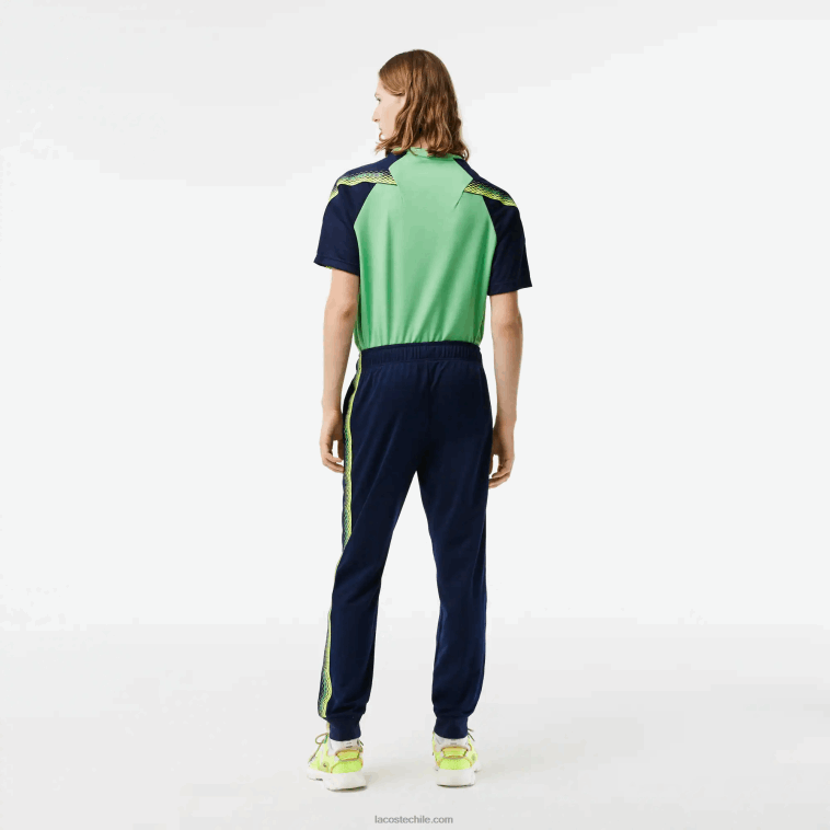 hombres Lacoste azul marino 166 pantalones de chándal de tenis resistentes a la abrasión N6XZ2305