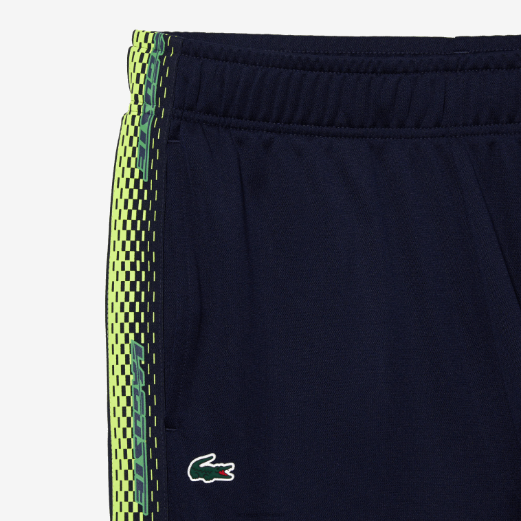 hombres Lacoste azul marino 166 pantalones de chándal de tenis resistentes a la abrasión N6XZ2305