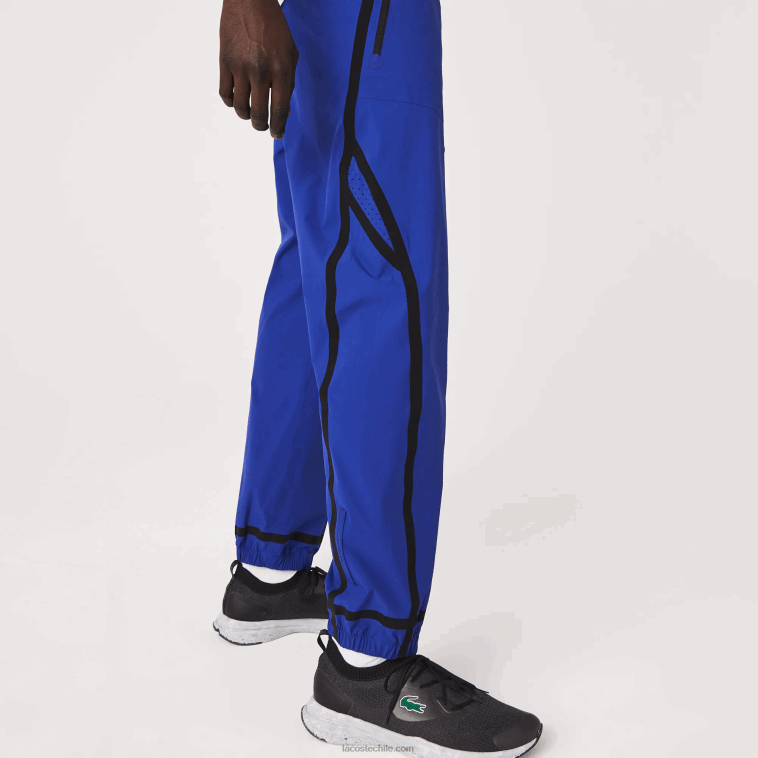 hombres Lacoste bdm azul pantalones de chándal ligeros N6XZ21130