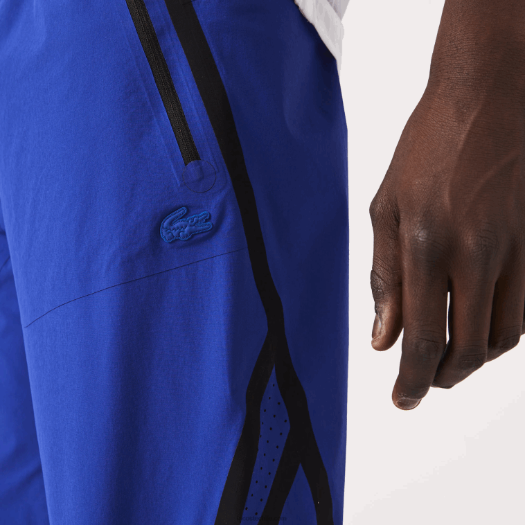 hombres Lacoste bdm azul pantalones de chándal ligeros N6XZ21130