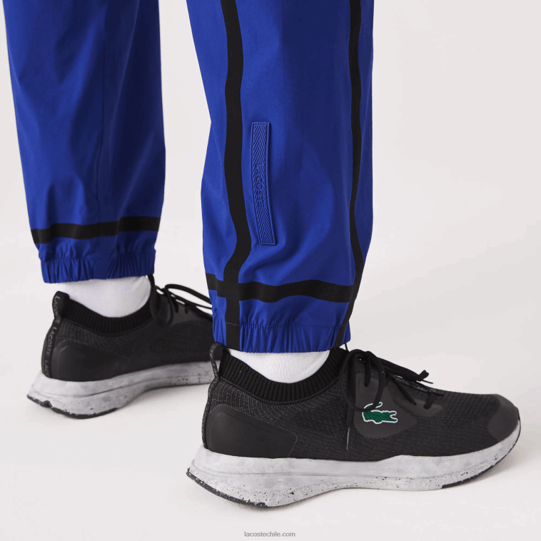 hombres Lacoste bdm azul pantalones de chándal ligeros N6XZ21130