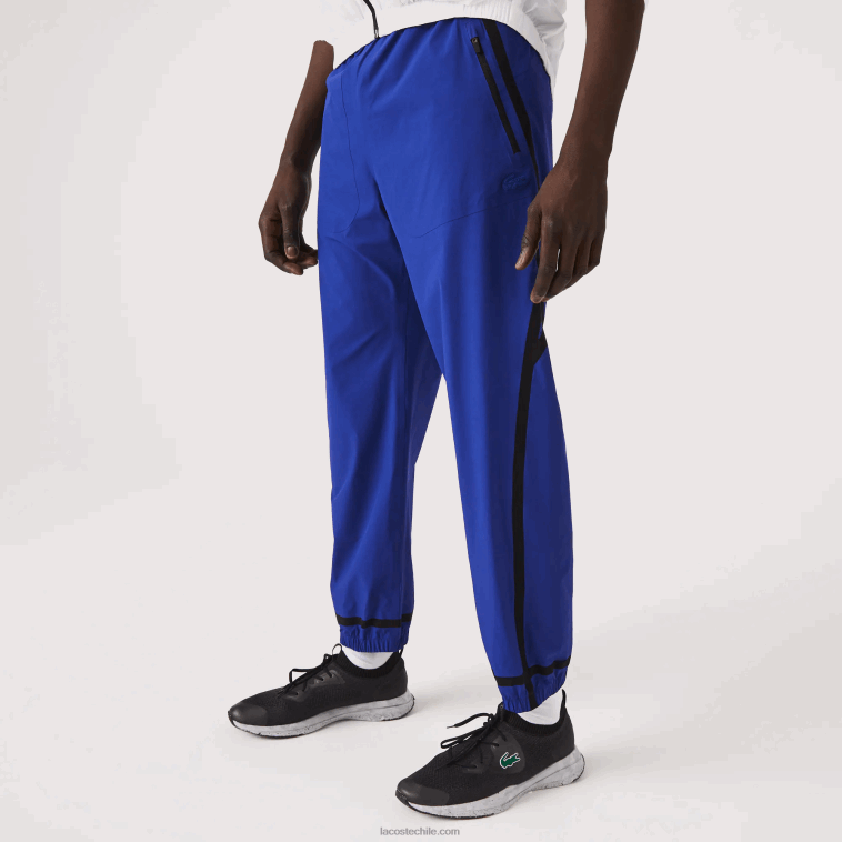 hombres Lacoste bdm azul pantalones de chándal ligeros N6XZ21130