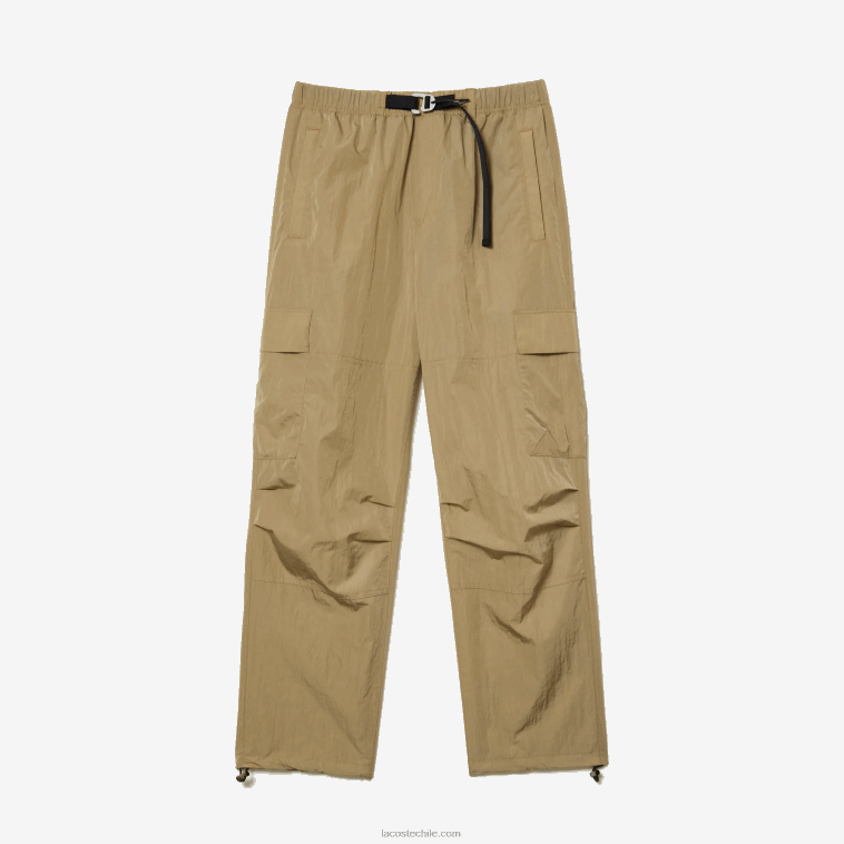 hombres Lacoste beige cb8 pantalones de chándal repelentes al agua de corte relajado N6XZ222