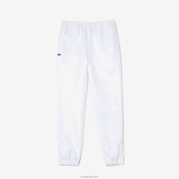 hombres Lacoste blanco 001 pantalones deportivos de tejido ligero N6XZ2549