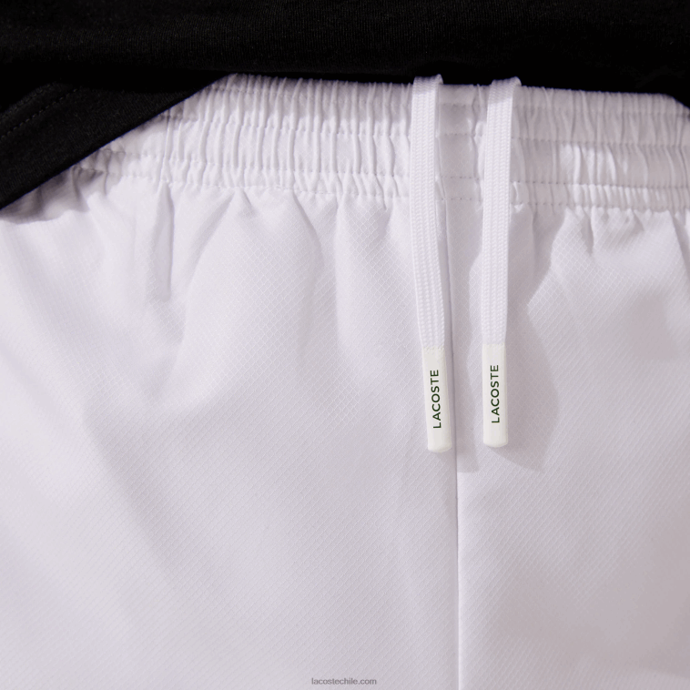hombres Lacoste blanco 001 pantalones deportivos de tejido ligero N6XZ2549