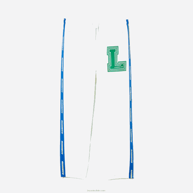 hombres Lacoste blanco sbh pantalones de chándal repelentes al agua N6XZ21085