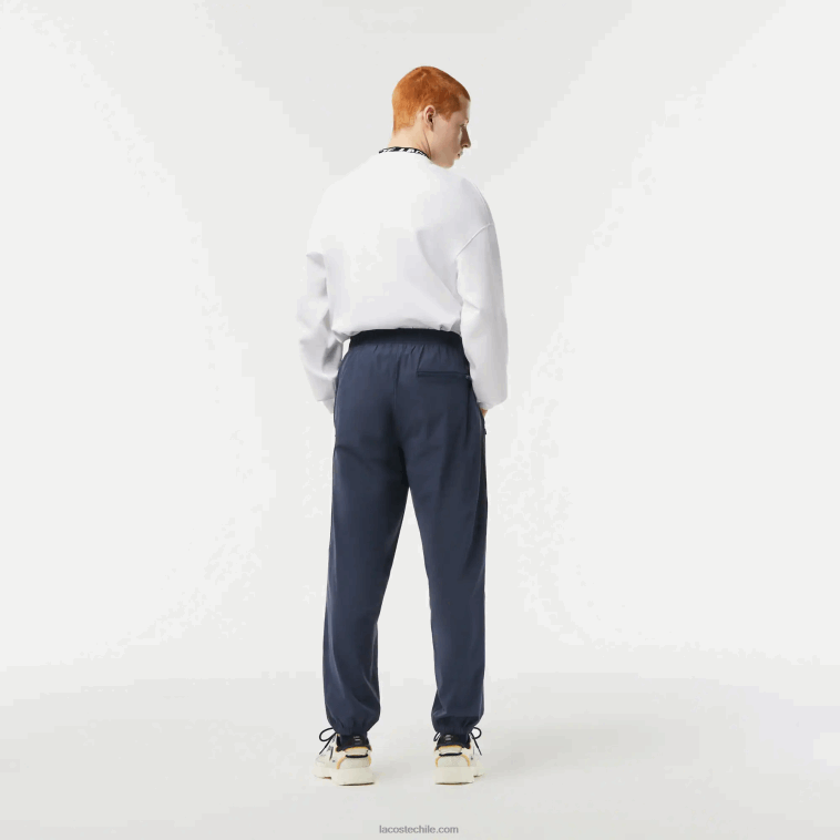 hombres Lacoste kxe azul pantalones de chándal elásticos e impermeables N6XZ2336