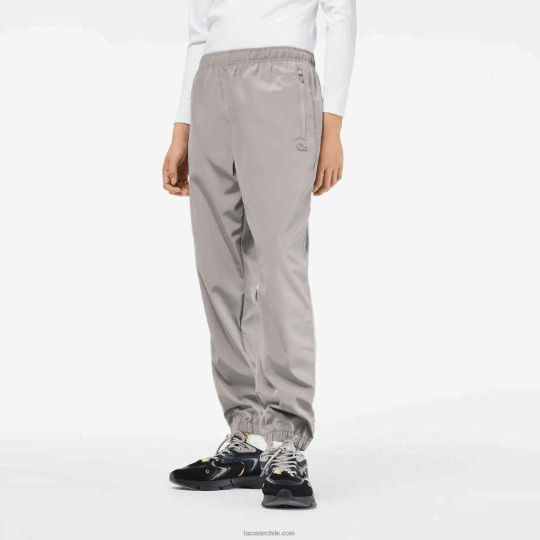 hombres Lacoste kzw gris pantalones de chándal con coordenadas gps N6XZ2303