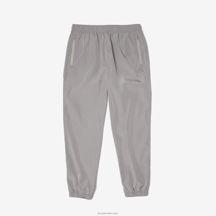 hombres Lacoste kzw gris pantalones de chándal con coordenadas gps N6XZ2303