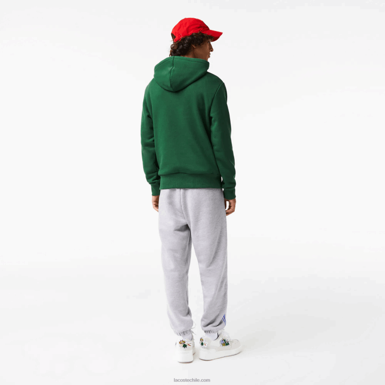 hombres Lacoste lomo gris cca pantalones de chándal con logo N6XZ21027