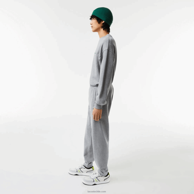 hombres Lacoste lomo gris yrd pantalones deportivos estampados N6XZ21012