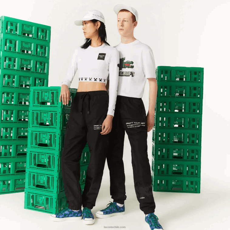 hombres Lacoste negro 031 pantalones de chándal de nailon live x minecraft N6XZ21175