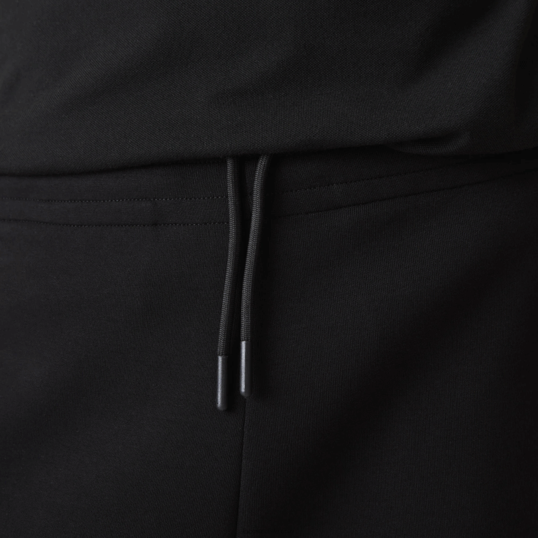 hombres Lacoste negro 031 pantalones de chándal slim fit en mezcla de algodón jaspeado N6XZ21004