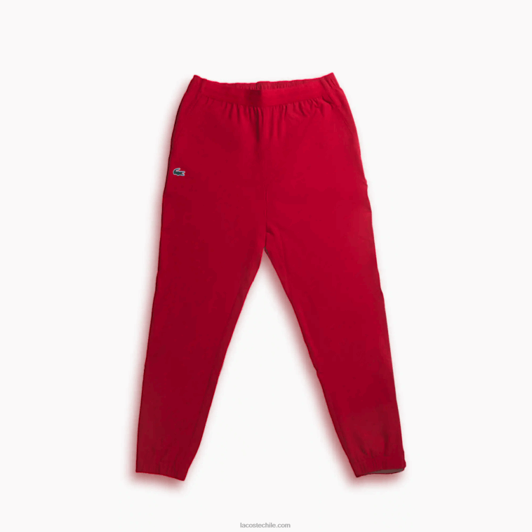 hombres Lacoste rojo 240 pantalones sport x novak djokovic N6XZ21032