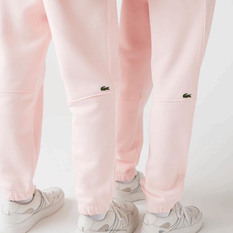 hombres Lacoste rosa claro t03 pantalones de chándal de algodón orgánico N6XZ21050