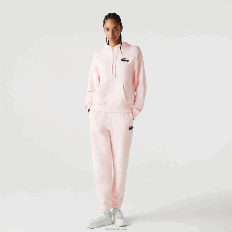 hombres Lacoste rosa claro t03 pantalones de chándal de algodón orgánico N6XZ21050