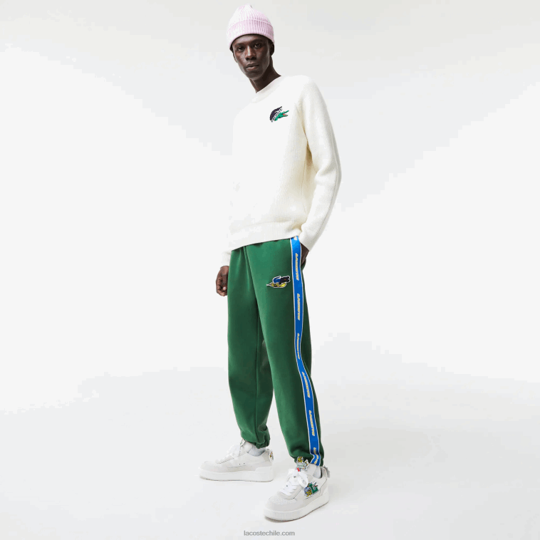 hombres Lacoste verde 132 pantalones de chándal con logo N6XZ21026