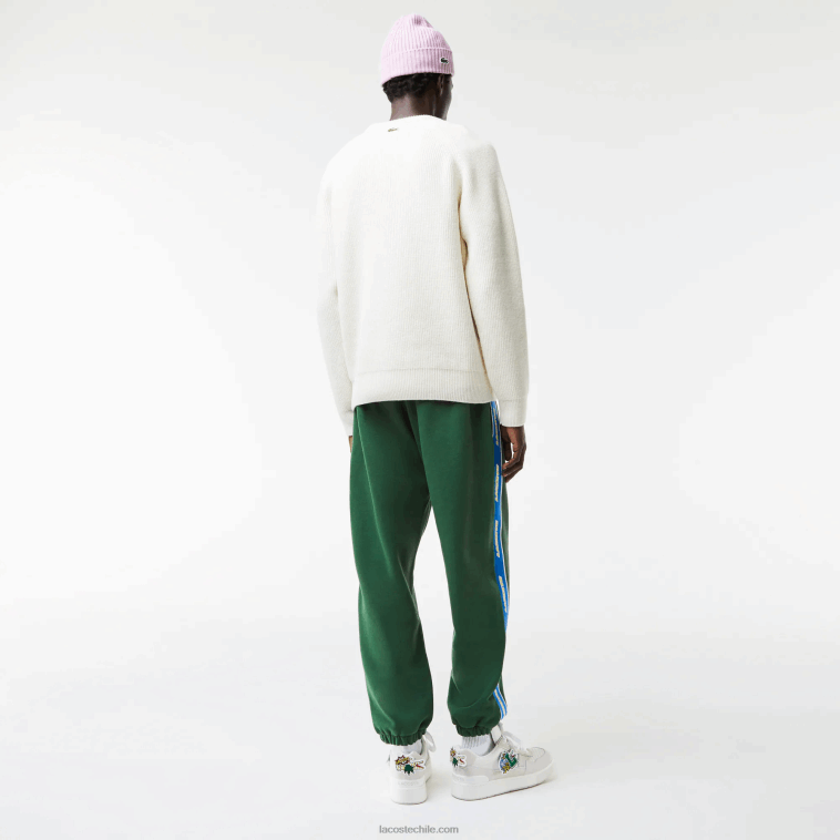 hombres Lacoste verde 132 pantalones de chándal con logo N6XZ21026