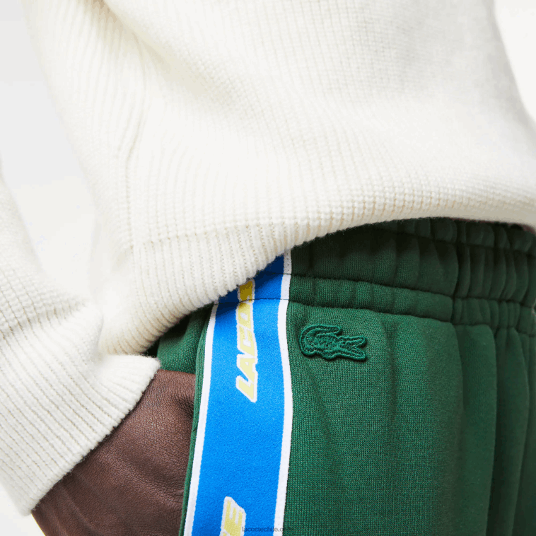 hombres Lacoste verde 132 pantalones de chándal con logo N6XZ21026
