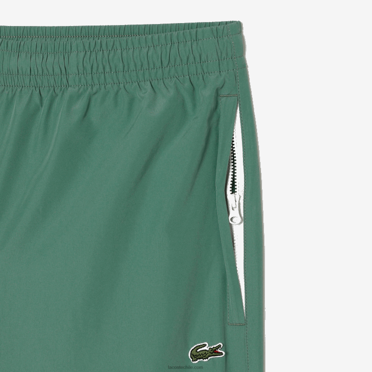 hombres Lacoste verde caqui kx5 pantalones de chándal repelentes al agua regular fit N6XZ2331