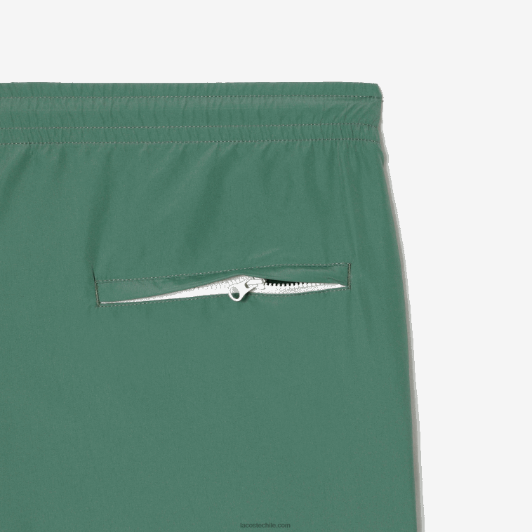 hombres Lacoste verde caqui kx5 pantalones de chándal repelentes al agua regular fit N6XZ2331