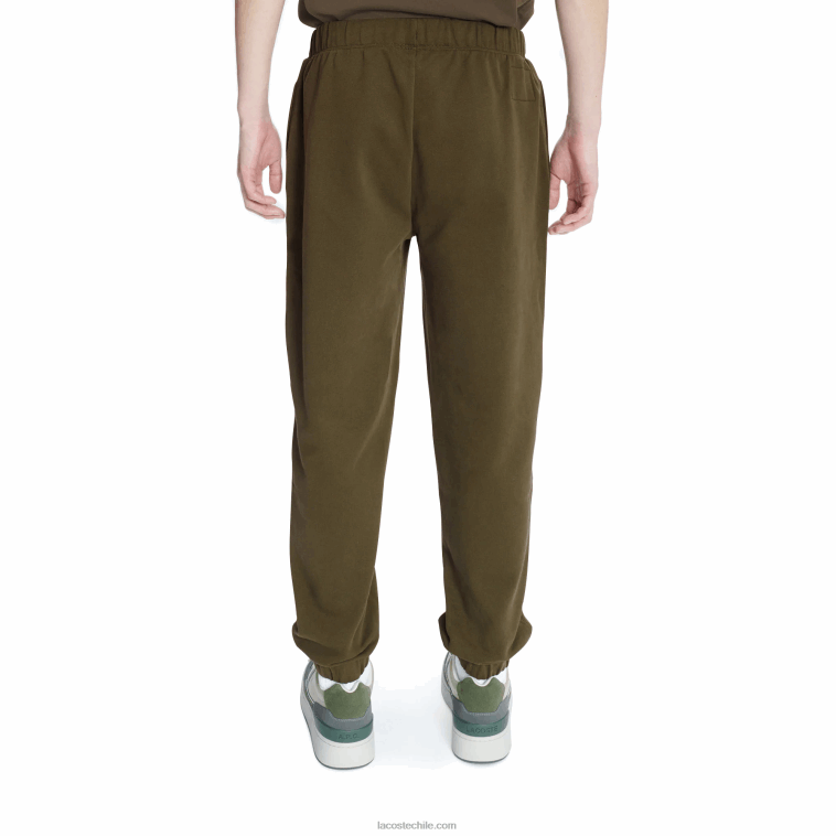 hombrescaqui verde wtw lacoste x a.p.c. pantalones de chándal de felpa de algodón N6XZ21196