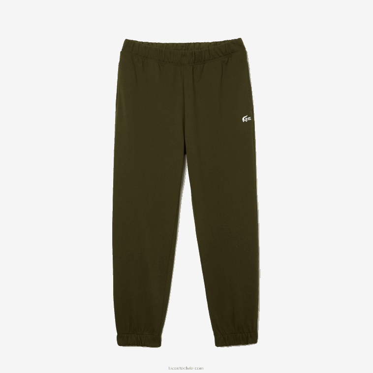 hombrescaqui verde wtw lacoste x a.p.c. pantalones de chándal de felpa de algodón N6XZ21196