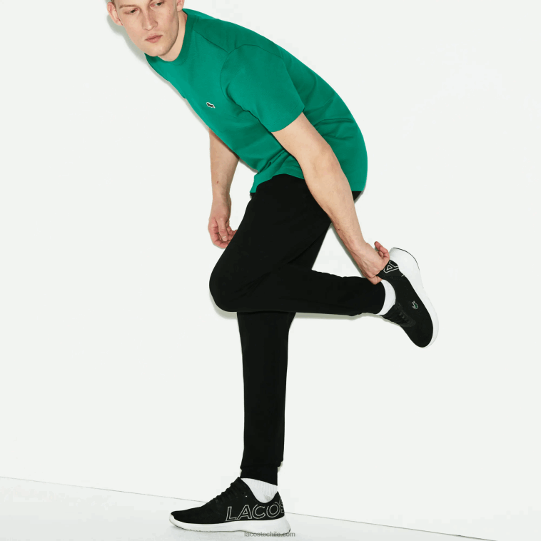 hombres Lacoste negro 031 pantalones de chándal deportivos de tenis N6XZ2958