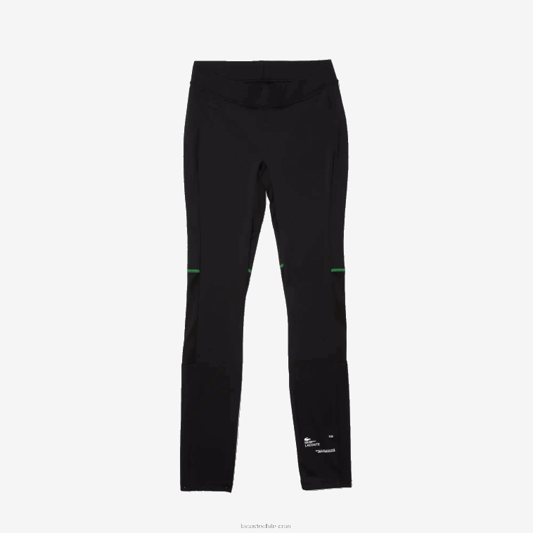 hombres Lacoste negro blanco myj polainas deportivas N6XZ21137
