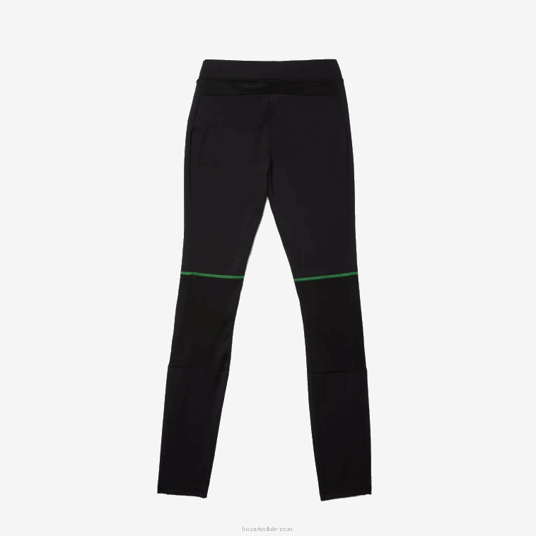 hombres Lacoste negro blanco myj polainas deportivas N6XZ21137