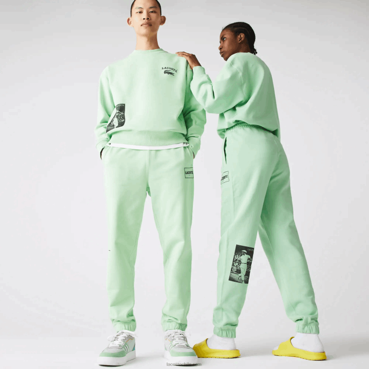 hombres Lacoste verde ji pantalones de chándal de felpa con estampado live heritage N6XZ21136 hombres Lacoste verde ji pantalones de chándal de felpa con estampado live heritage N6XZ21136