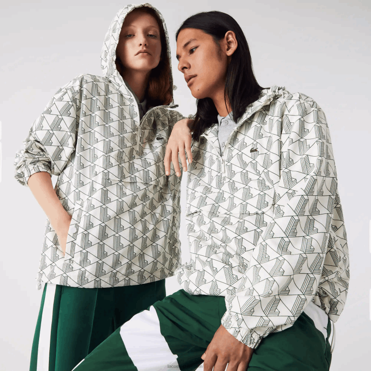 hombres Lacoste blanco verde pt2 cortavientos estilo jersey con monograma en vivo N6XZ21291 hombres Lacoste blanco verde pt2 cortavientos estilo jersey con monograma en vivo N6XZ21291