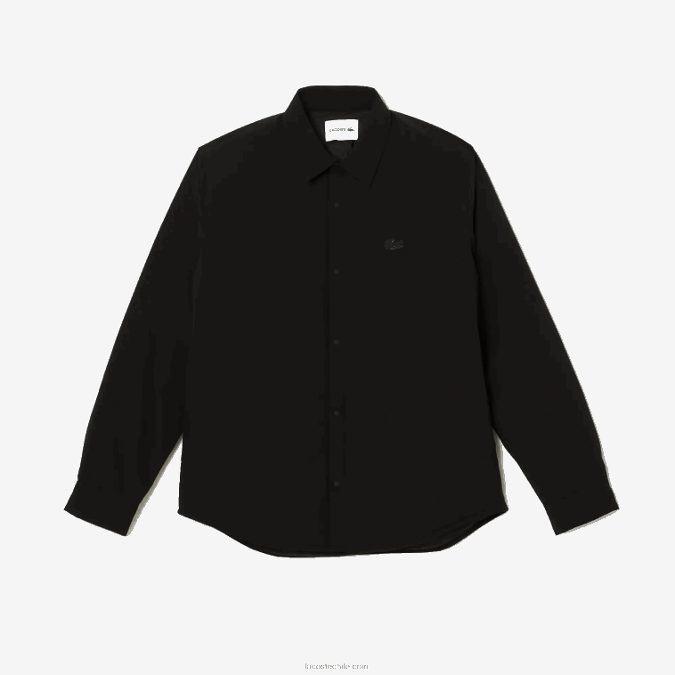 hombres Lacoste negro 031 sobrecamisa resistente al agua N6XZ21569