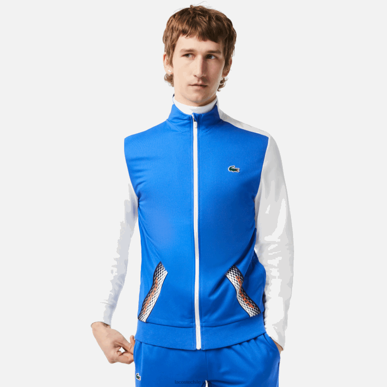 hombres Lacoste azul blanco azul ag1 sudadera tenis con cremallera N6XZ2339 hombres Lacoste azul blanco azul ag1 sudadera tenis con cremallera N6XZ2339