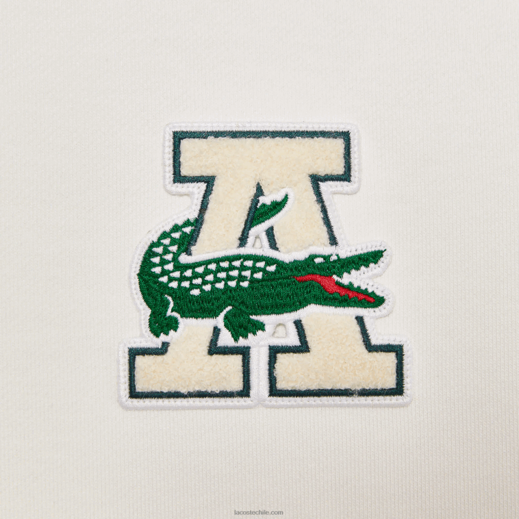 hombresblanco burdeos nfb sudadera lacoste x wake ny de algodón con diseño colour block N6XZ21183