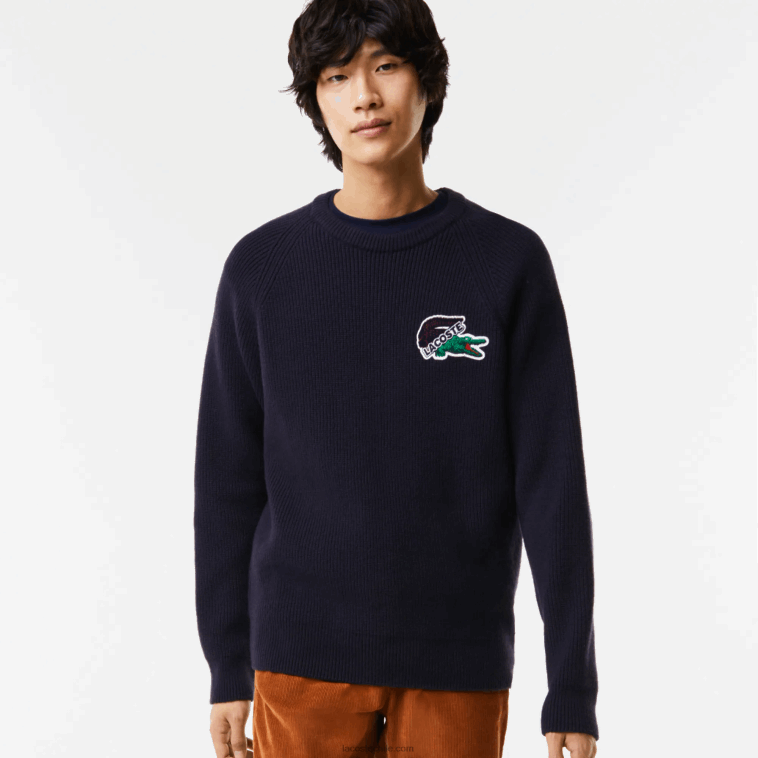 hombres Lacoste azul marino 166 suéter de cocodrilo N6XZ21380 hombres Lacoste azul marino 166 suéter de cocodrilo N6XZ21380