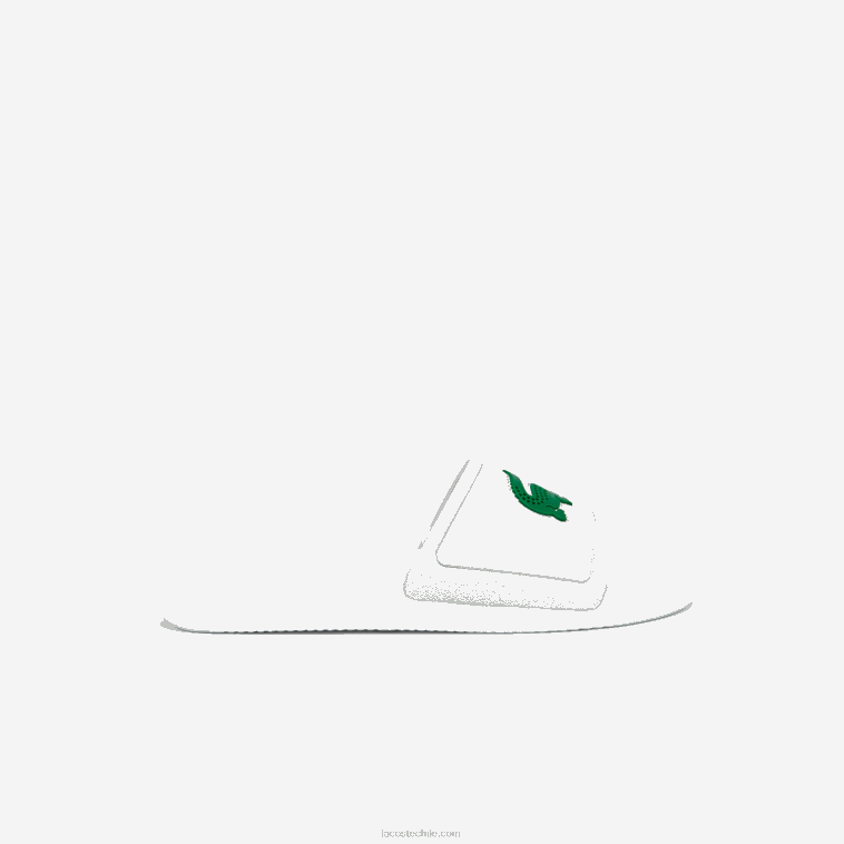 hombres Lacoste blanco/verde 082 chanclas sintéticas repelentes al agua croco N6XZ21819 hombres Lacoste blanco/verde 082 chanclas sintéticas repelentes al agua croco N6XZ21819