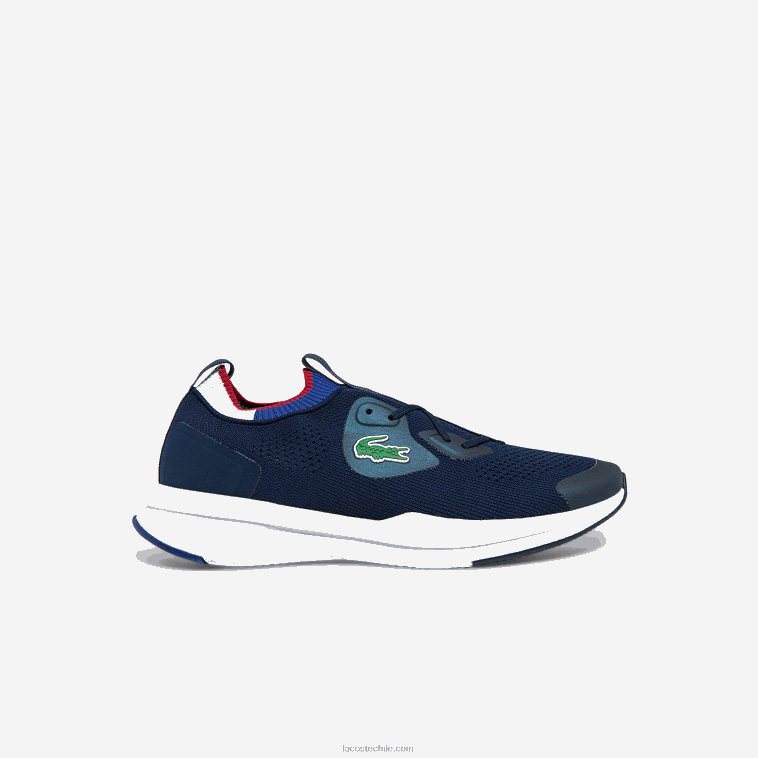 hombres Lacoste azul marino y blanco 092 tenis run spin de tejido de punto N6XZ21862 hombres Lacoste azul marino y blanco 092 tenis run spin de tejido de punto N6XZ21862