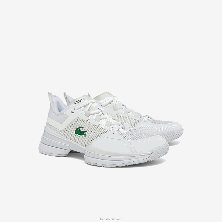hombres Lacoste blanco 21g tenis ag-lt21 ultra textil N6XZ21851