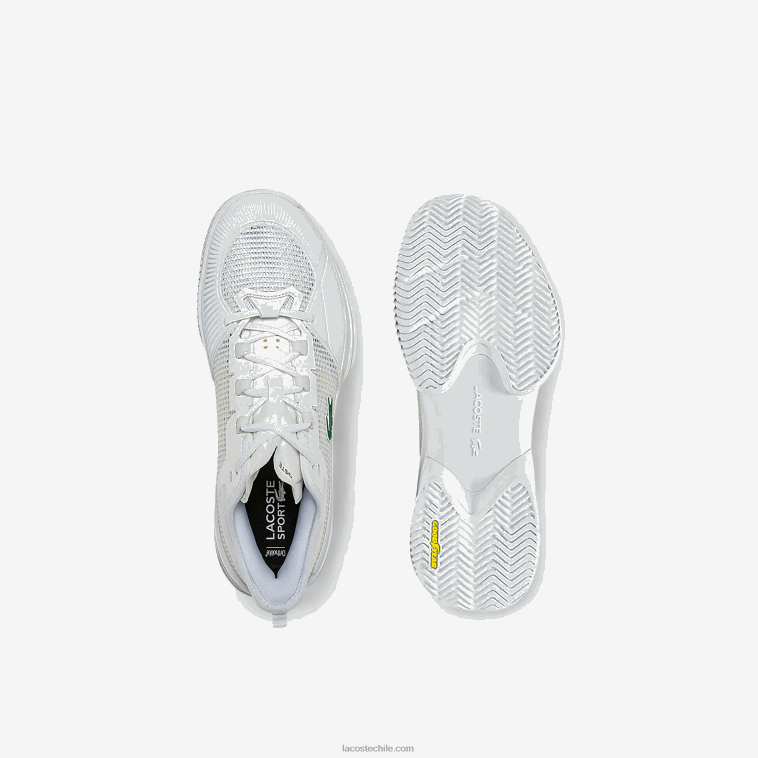hombres Lacoste blanco 21g tenis ag-lt21 ultra textil N6XZ21851