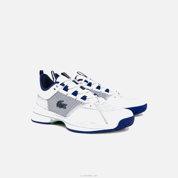 hombres Lacoste blanco/azul 080 tenis ag-lt21 textiles y sinteticos N6XZ21865