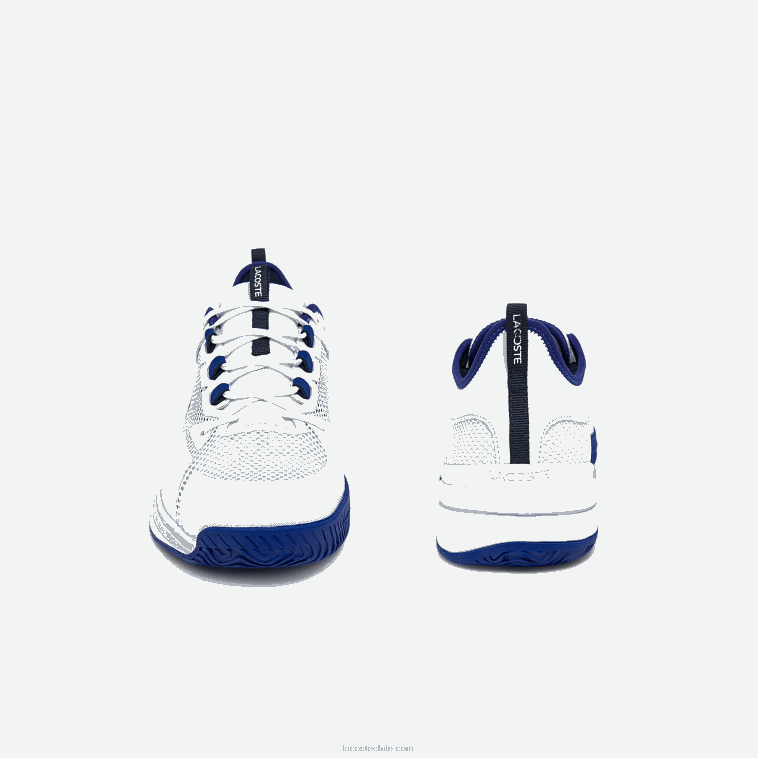 hombres Lacoste blanco/azul 080 tenis ag-lt21 textiles y sinteticos N6XZ21865