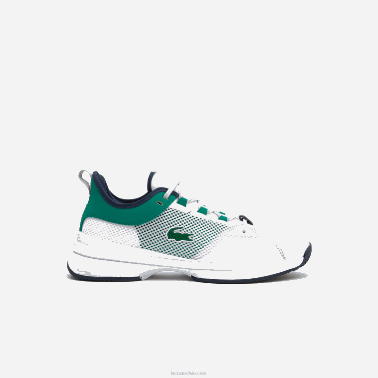 hombres Lacoste blanco/verde 082 tenis textiles ag-lt21 N6XZ21903