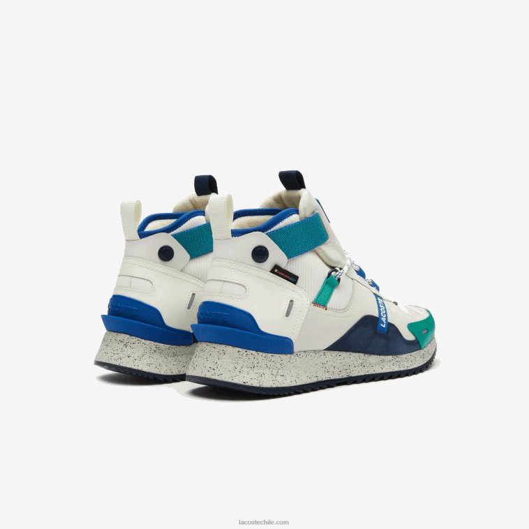 hombres Lacoste blanco verde wg1 zapatos de exterior de cuero y sintético run breaker N6XZ21847